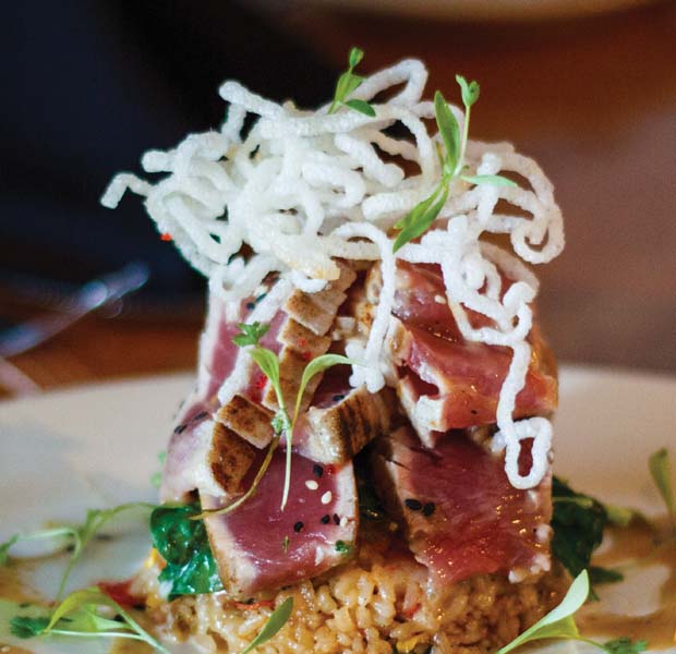 Seared Blackfin Tuna at Catch